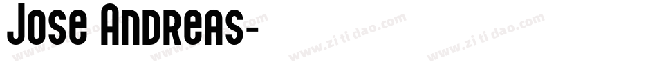 Jose Andreas字体转换
